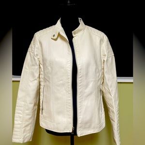 Women’s Faux Leather Moto Jacket